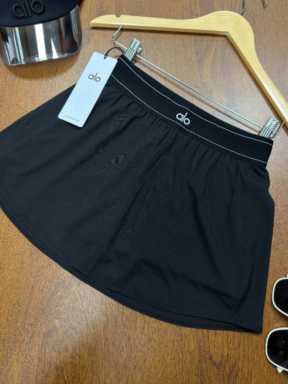 NWT🏜️Alo Yoga Match Point Tennis Skirt Sporty👗Chic Feminine Style - Picture 2 of 8